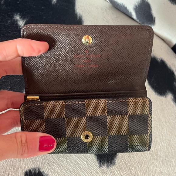 Louis Vuitton Damier Ebene Four Key Holder Mini Wallet FL3087 - Picture 9 of 15
